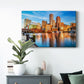 Boston Skyline with Financial District - Canvas Art Print
