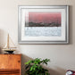 Sunset Snowfall I Premium Framed Print - Ready to Hang