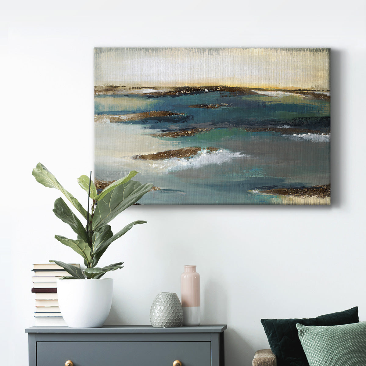 Coastal Bluffs - Canvas Art Print