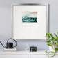 Sea Foam Flow I Premium Framed Print Double Matboard