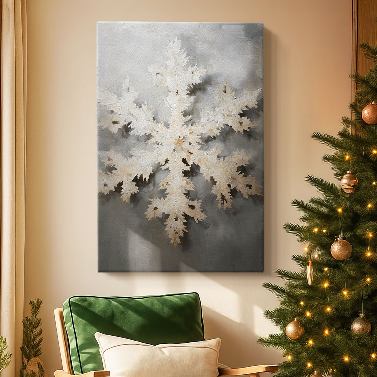 Quiet Lantern at Eve - Canvas Art Print