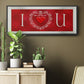 DIY Love Collection H - Floater Framed Canvas Print