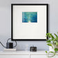 Deep Blue- Premium Framed Print Double Matboard