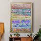 Birthday Rules - Modern Framed Canvas Print