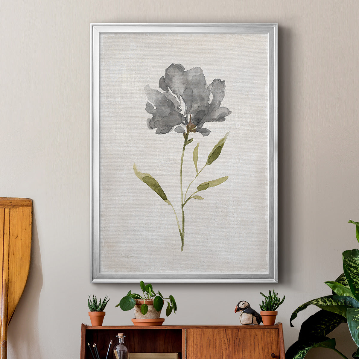 Botanical Beauty II - Modern Framed Canvas Print