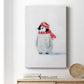 Penguin Play II Premium Gallery Wrapped Canvas - Ready to Hang