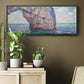 The Manneport at High Tide, 1885 - Floater Framed Canvas Print