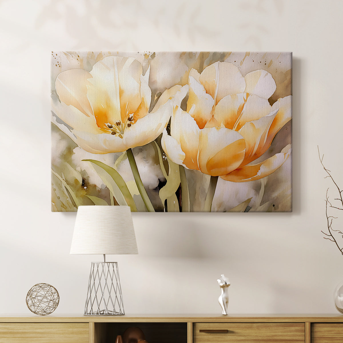 Floral Watercolor XXVI - Canvas Art Print