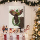 Christmas Moose and Christmas Gifts - Gallery Wrapped Canvas