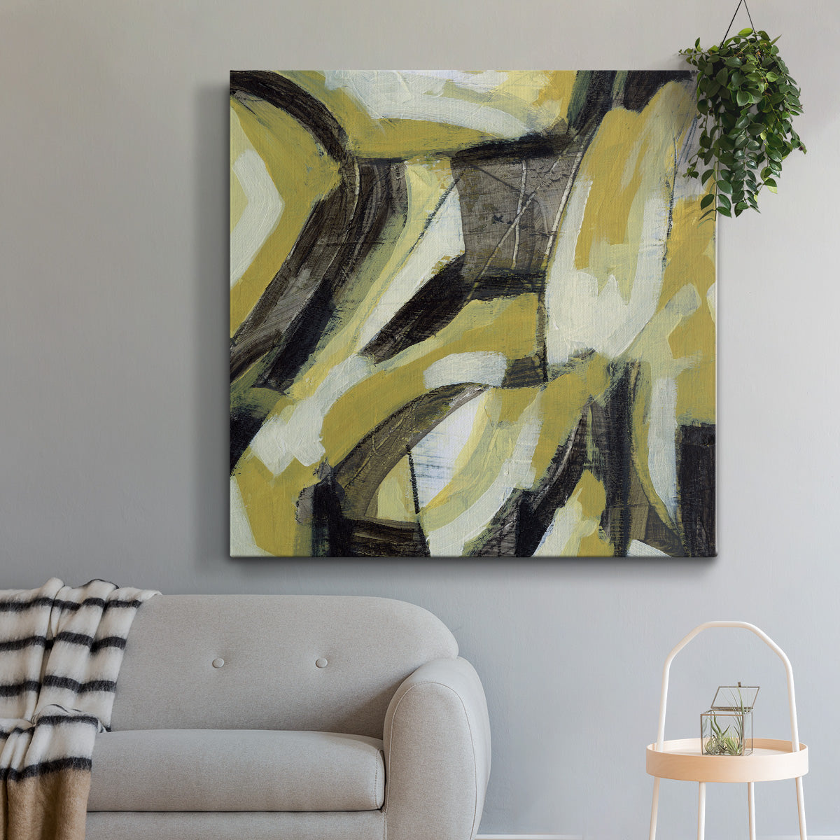 Citron Rhythm II - Canvas Art Print