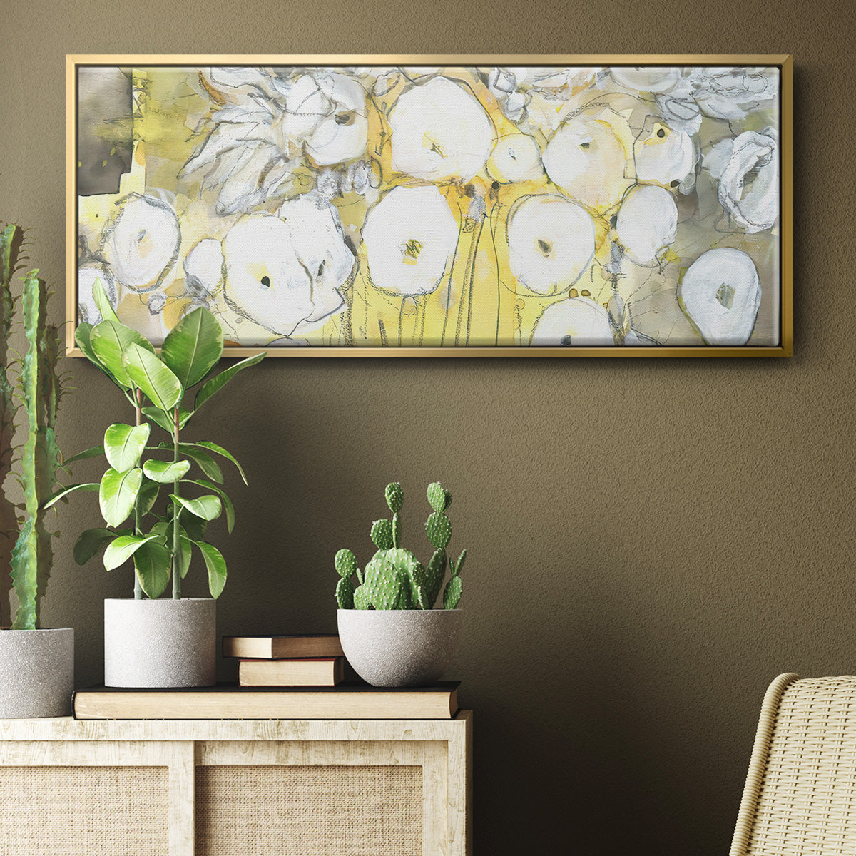 Heirloom Treasure II - Floater Framed Canvas Print