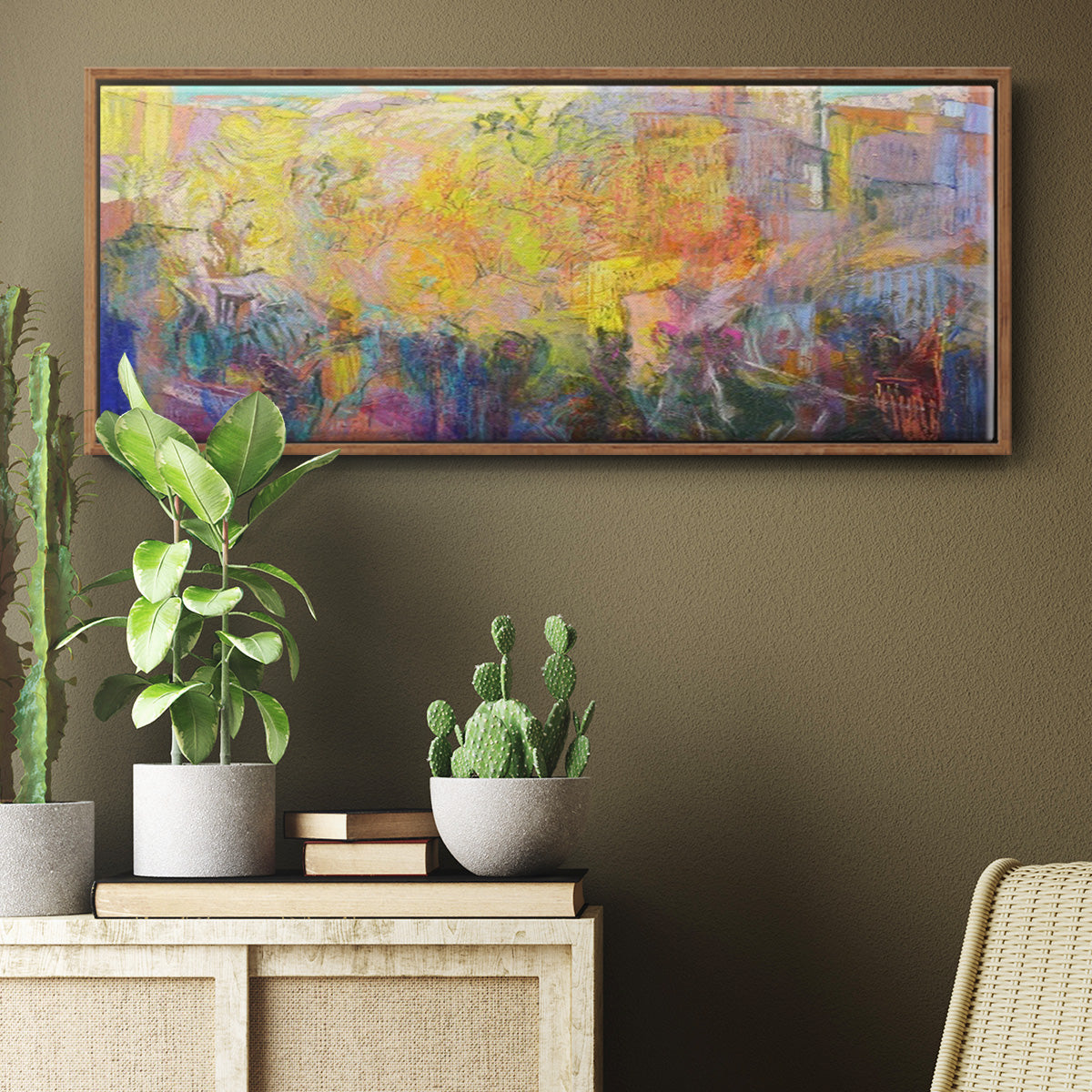 Incantanta - Floater Framed Canvas Print