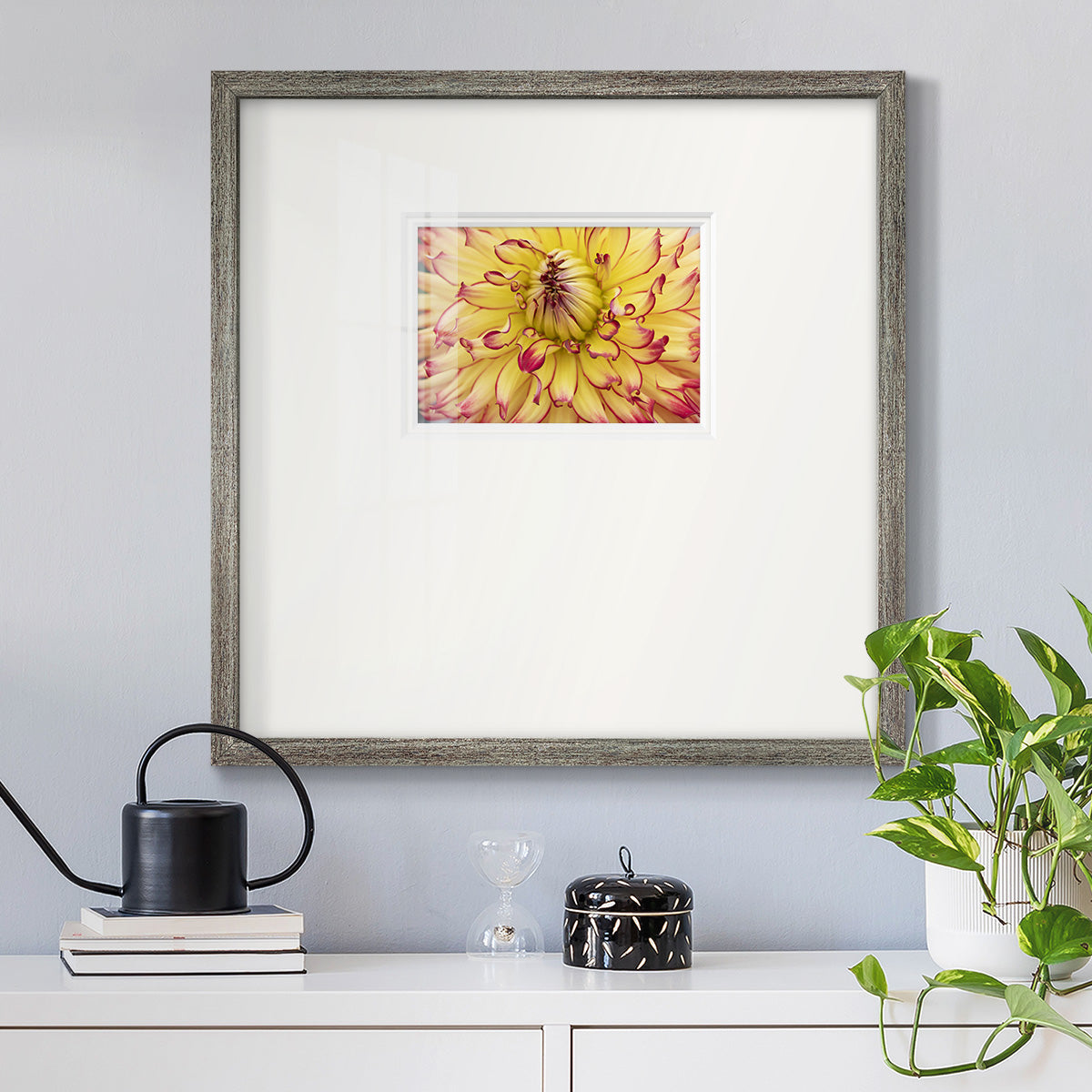 Blooms II Premium Framed Print Double Matboard