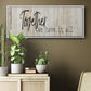 Together We Have - Floater Framed Canvas Print