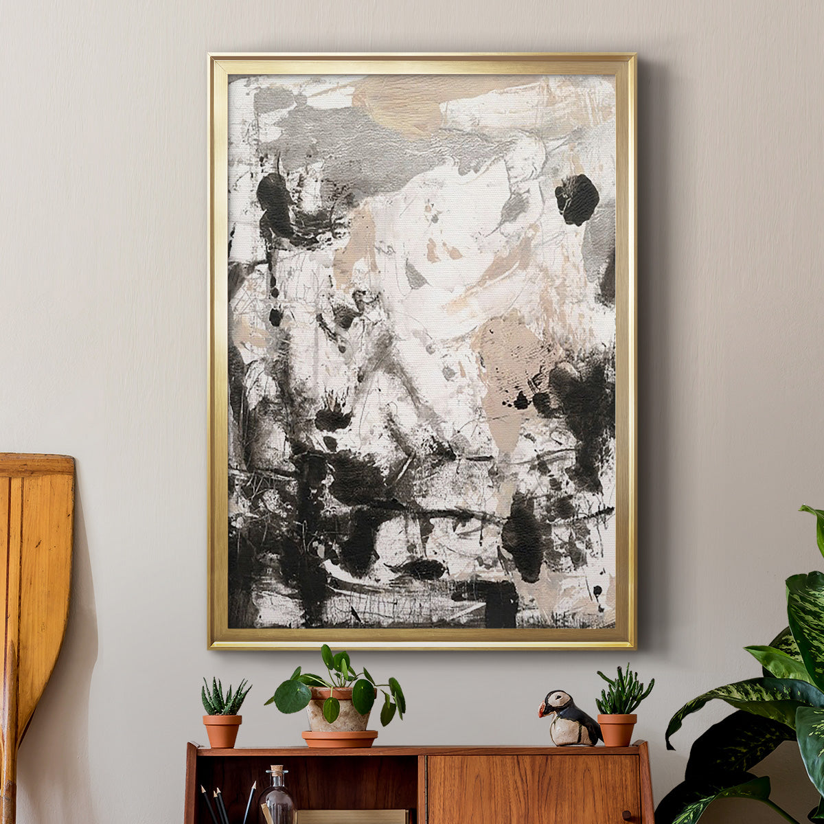 Disarray I - Modern Framed Canvas Print