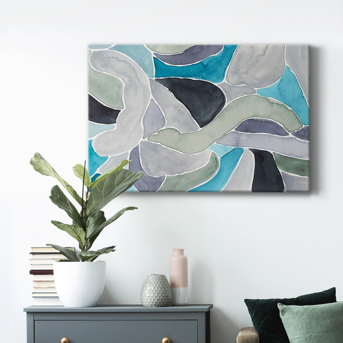 Subtle Billows II - Canvas Art Print