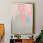 Blushing Abstract I - Modern Framed Canvas Print