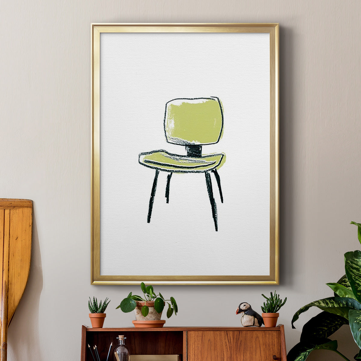 Take a Seat VI - Modern Framed Canvas Print