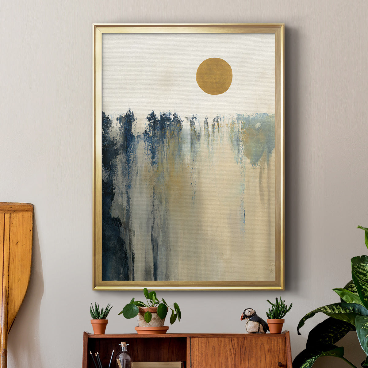 Equilibrium - Modern Framed Canvas Print