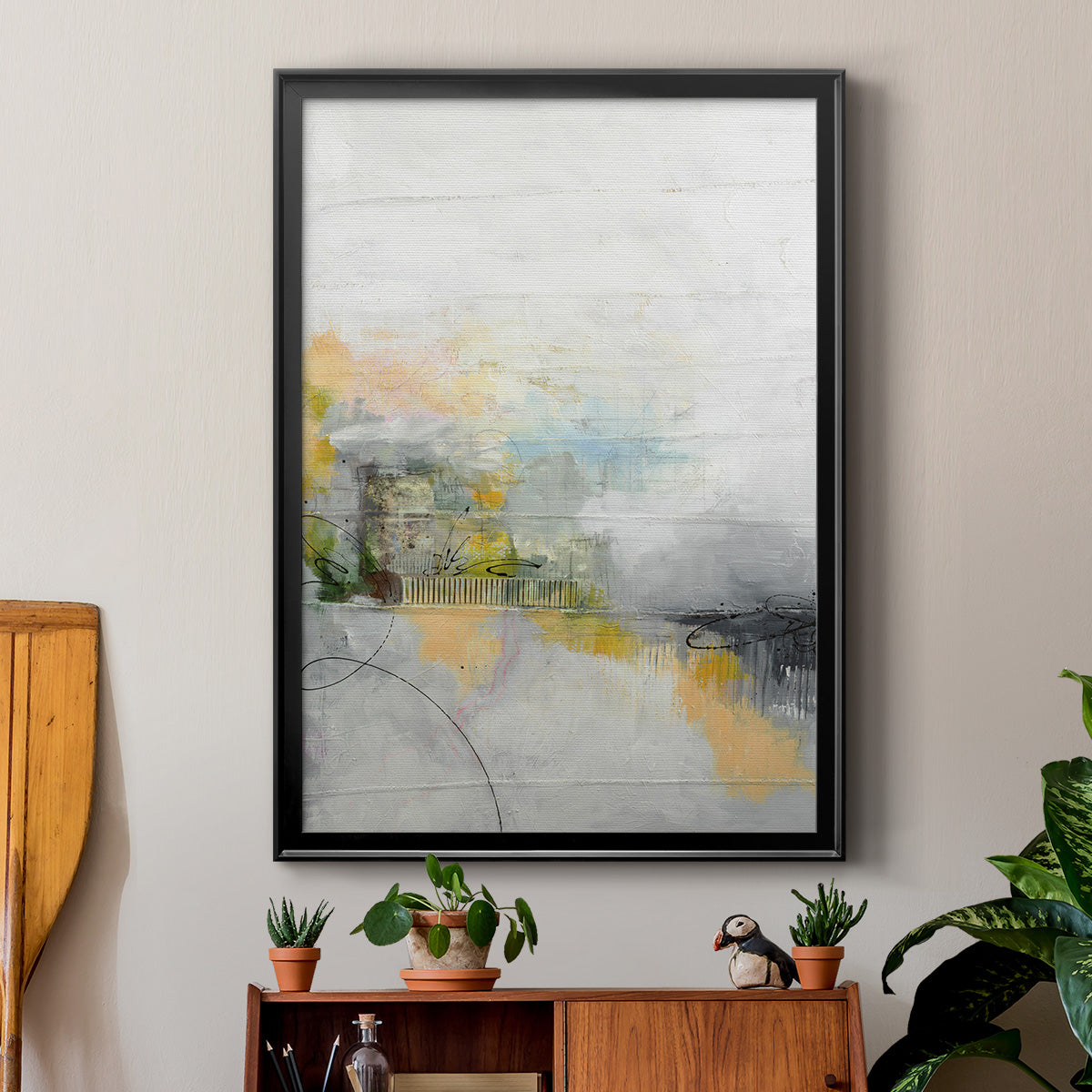 A Place of My Own - Modern Framed Canvas Print
