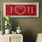 DIY Love Collection H - Floater Framed Canvas Print