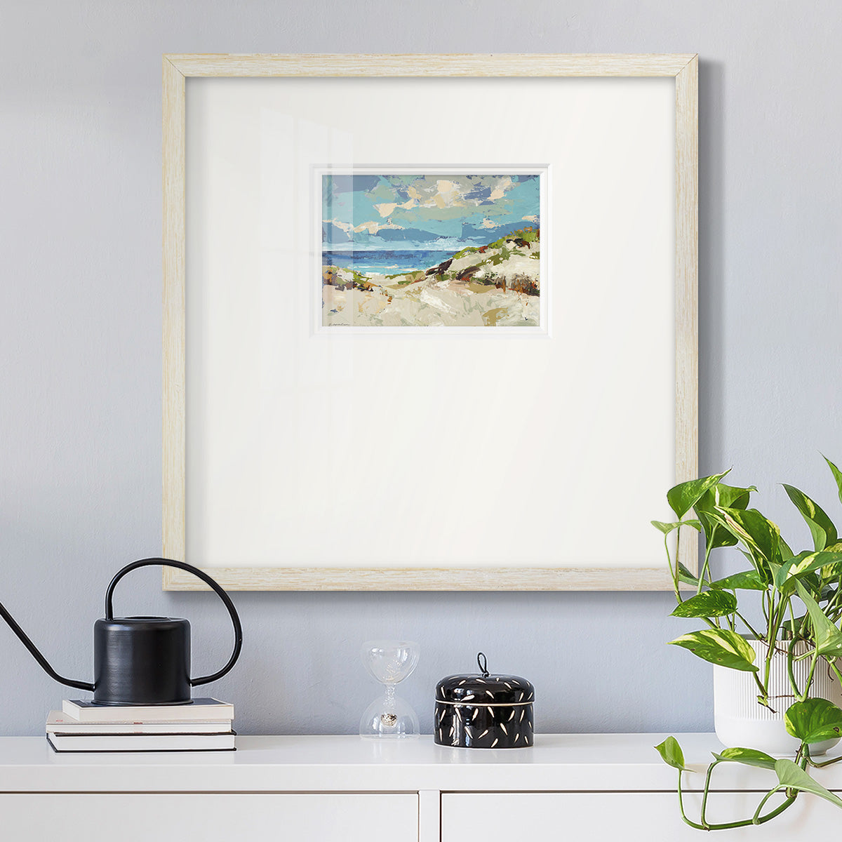 Dunes I Premium Framed Print Double Matboard