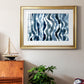 True Blue Wave II - Modern Framed Art Print
