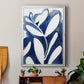 Blue Eucalyptus I - Modern Framed Canvas Print