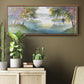 Meandering Lake I - Floater Framed Canvas Print
