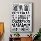 Grey Arches I - Modern Framed Canvas Print