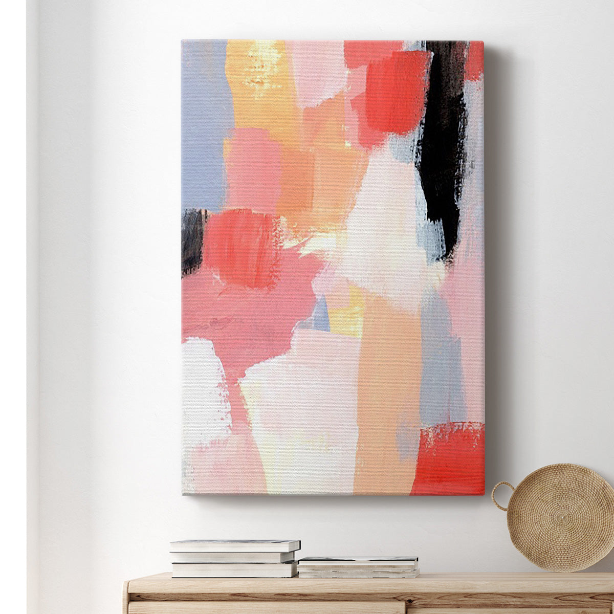 Aerial Scarlet I Premium Gallery Wrapped Canvas - Ready to Hang