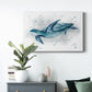 Blue Turtle II Premium Gallery Wrapped Canvas - Ready to Hang