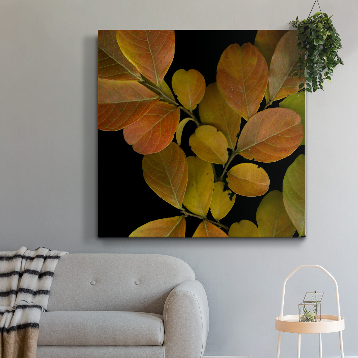 Small Vivid Leaves I (ST) - Canvas Art Print