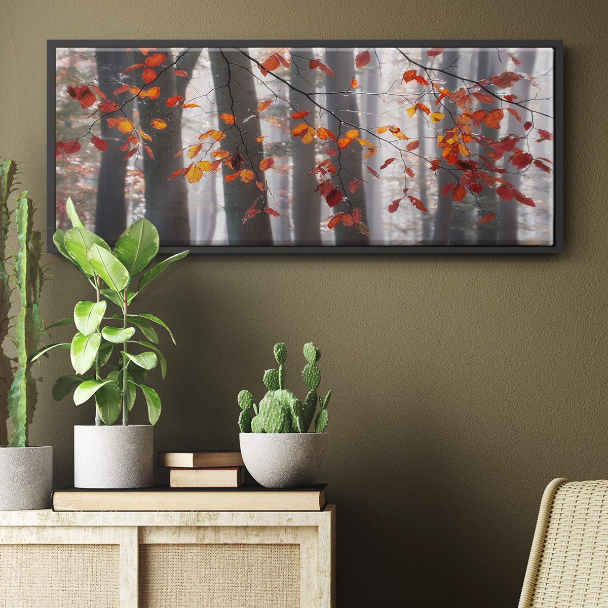 Falling Moments - Floater Framed Canvas Print