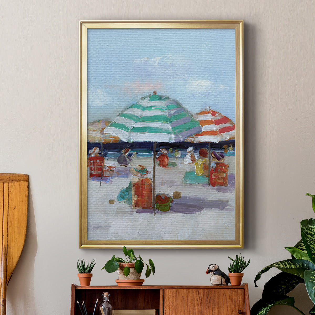 A Day Dream I - Modern Framed Canvas Print
