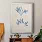 Blue Marine Algae I - Modern Framed Canvas Print
