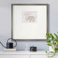 Floral Elephant - Double Matboard Framed Print