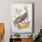 Glowing Garden at Dusk III - Modern Framed Canvas Print