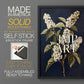 Floral Study Series LII - Restickable Framed Art Set