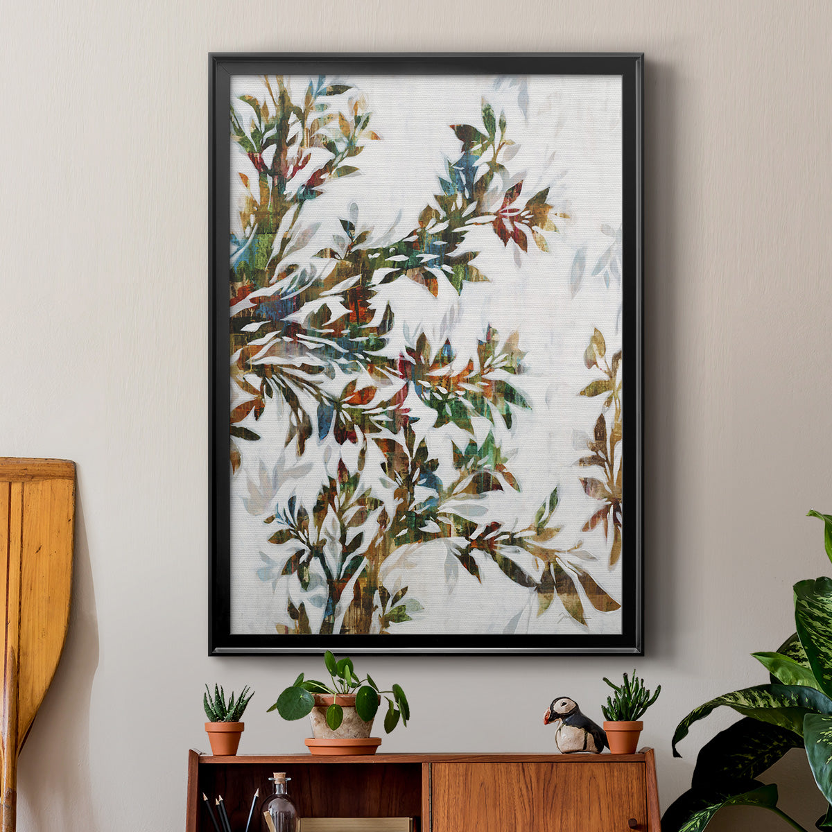 Tree of Life II - Modern Framed Canvas Print