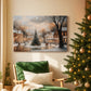 Hearth of Amber Whisper - Canvas Art Print