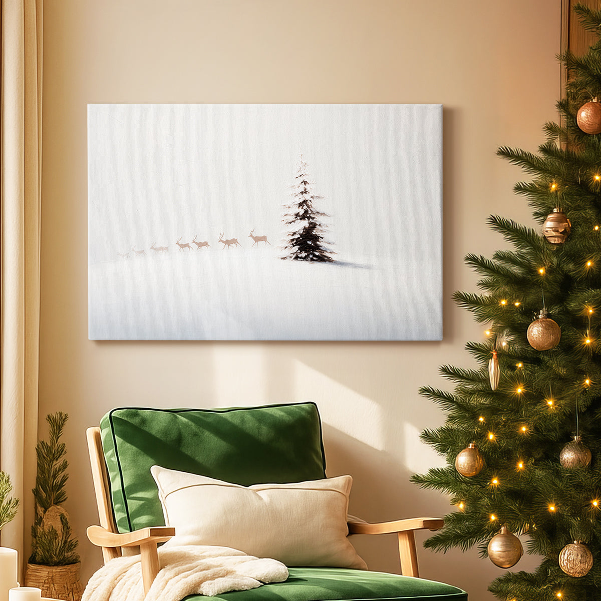 Snowwhite Hush - Canvas Art Print