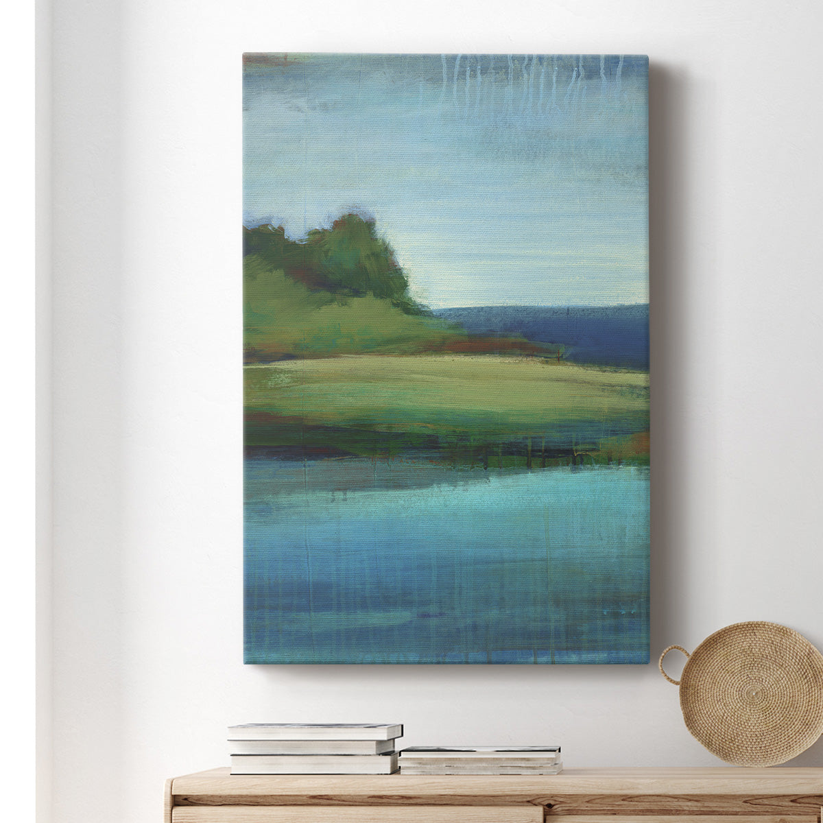 Silent Lakeside I Premium Gallery Wrapped Canvas - Ready to Hang