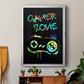 Gamer Tag IV - Modern Framed Canvas Print