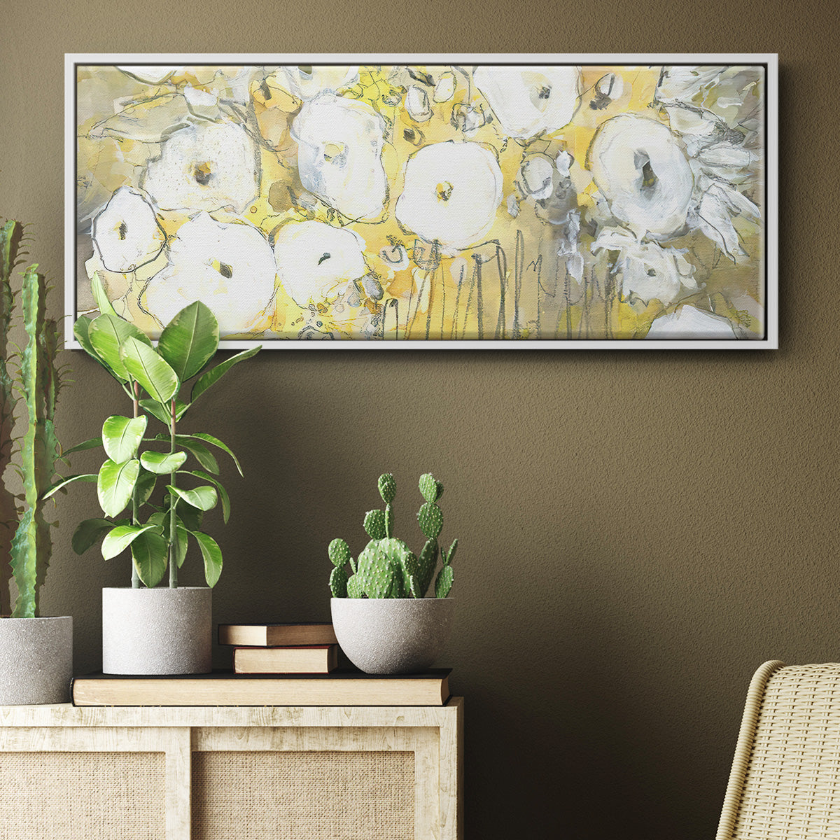Heirloom Treasure I - Floater Framed Canvas Print