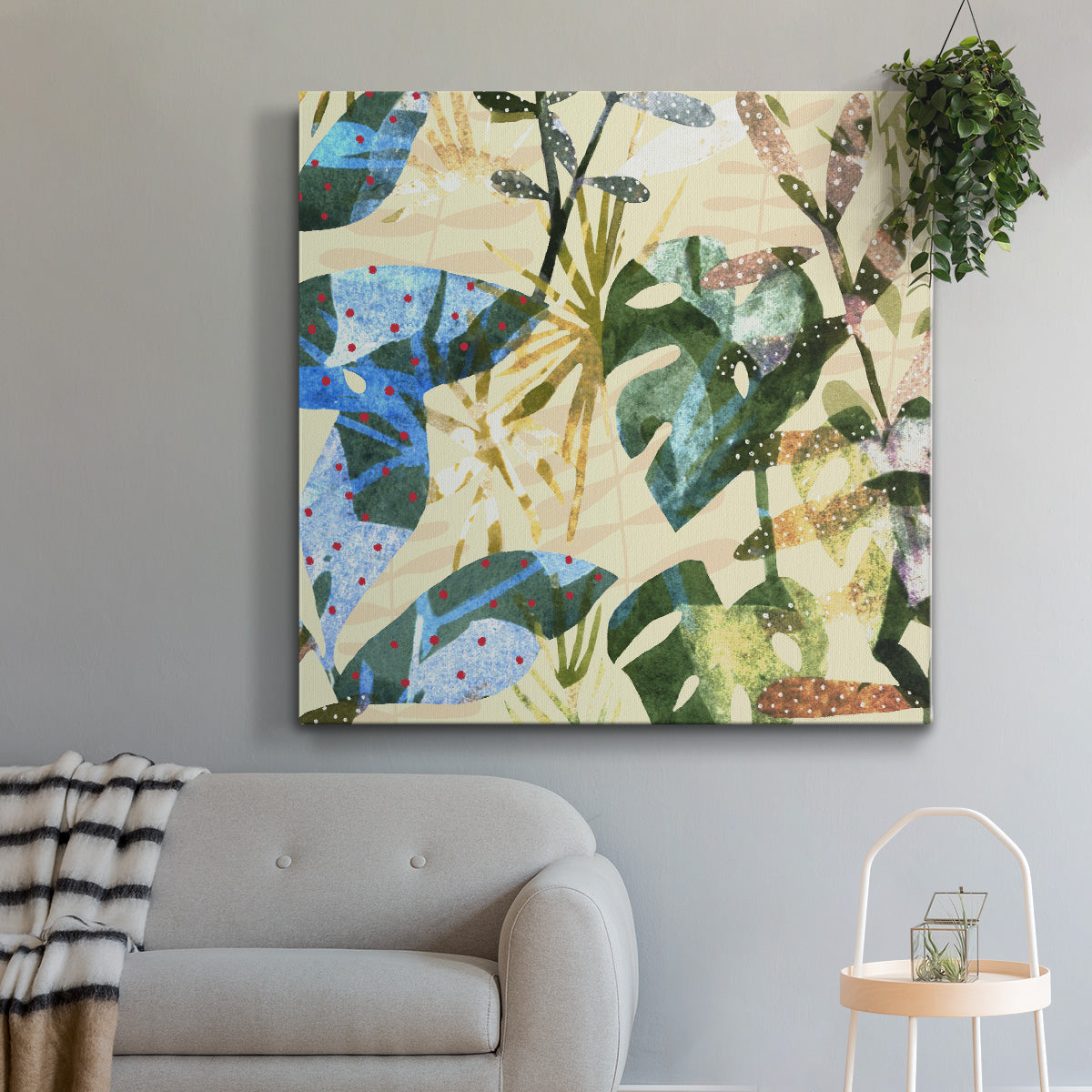 Technicolor Jungle IV - Canvas Art Print