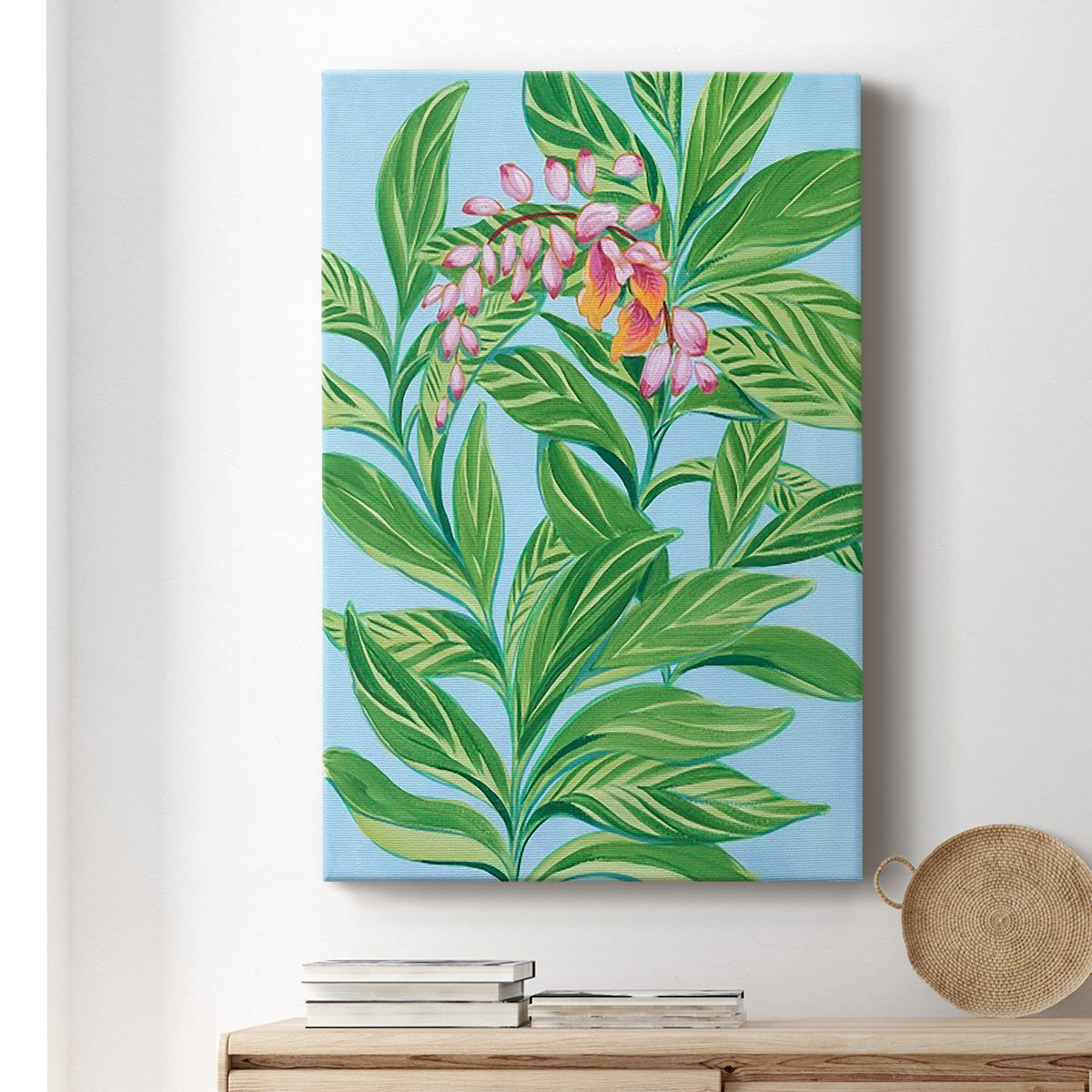 Tropical Shell Ginger I Premium Gallery Wrapped Canvas - Ready to Hang