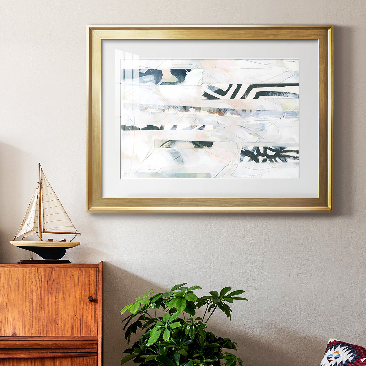 Pattern Camouflage II - Modern Framed Art Print