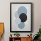 Shapely Blues II - Modern Framed Canvas Print