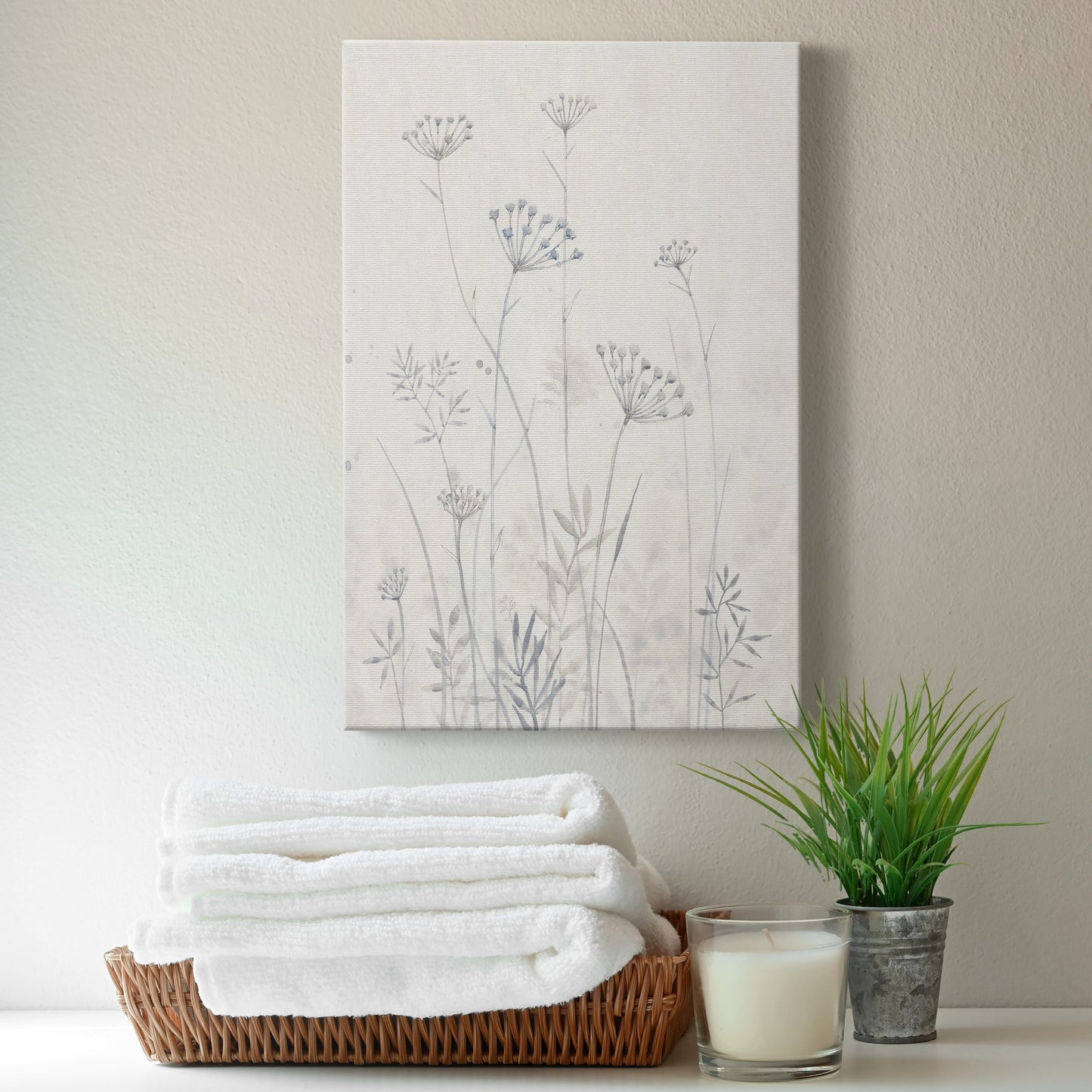 Neutral Queen Anne's Lace I Premium Gallery Wrapped Canvas - Ready to Hang